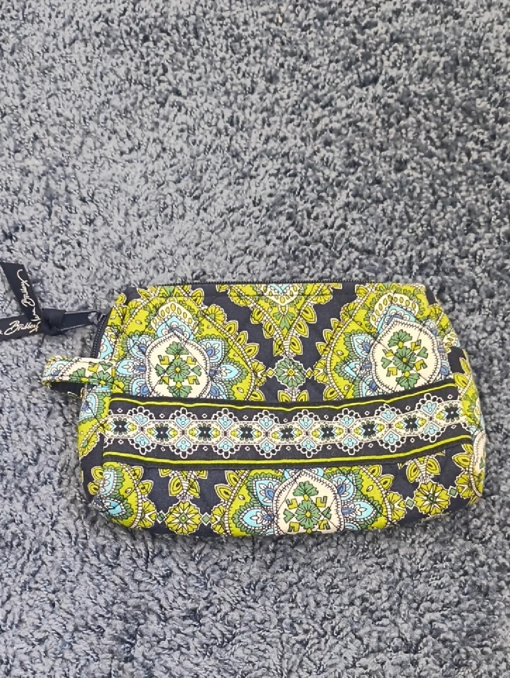 Vera Bradley Quilted Floral Medallion Cosmetic Pouch